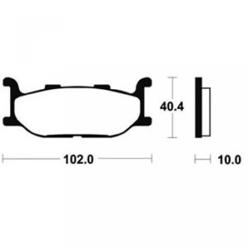Plaquettes de frein avant Bendix MF 163 – Référence MF163