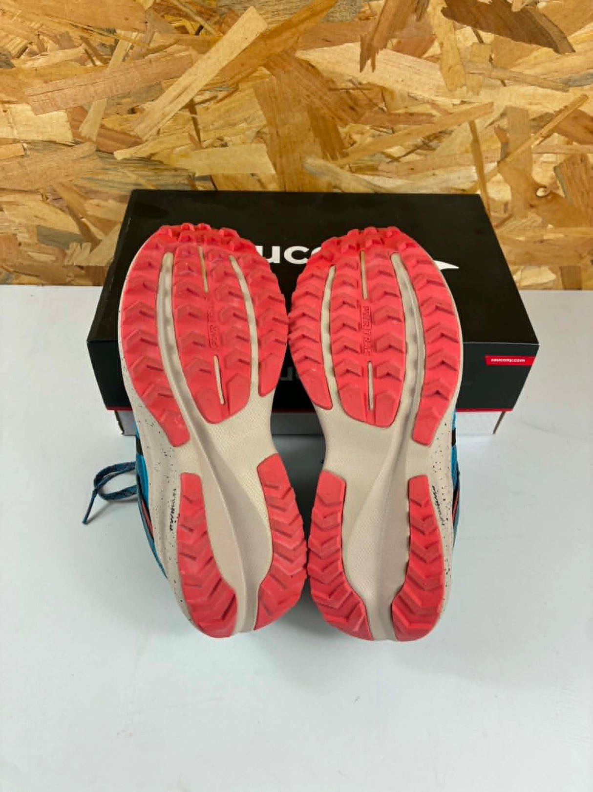 Chaussures Trail Saucony Ride 15 TR Femme 38 Mist Ember