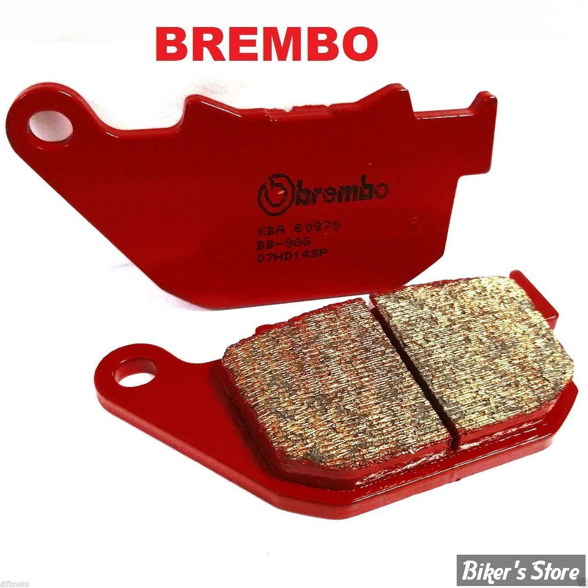 Plaquettes de Frein Arrière BREMBO 07HD14SP Métal Fritté Road