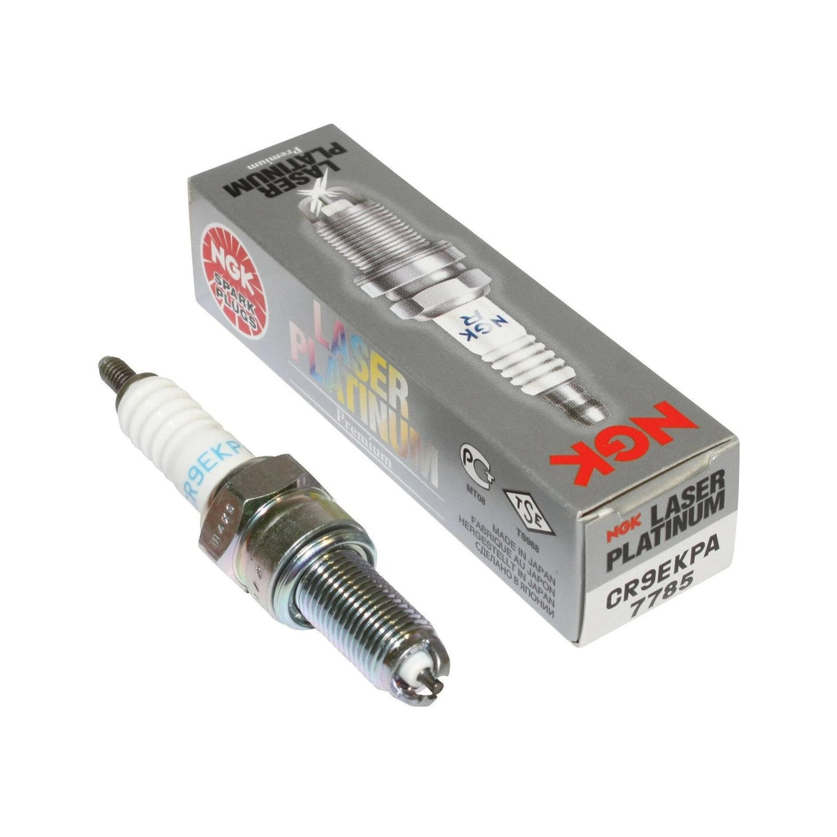 Bougie NGK CR9EKPA Platinium VX – Allumage moto usage urbain