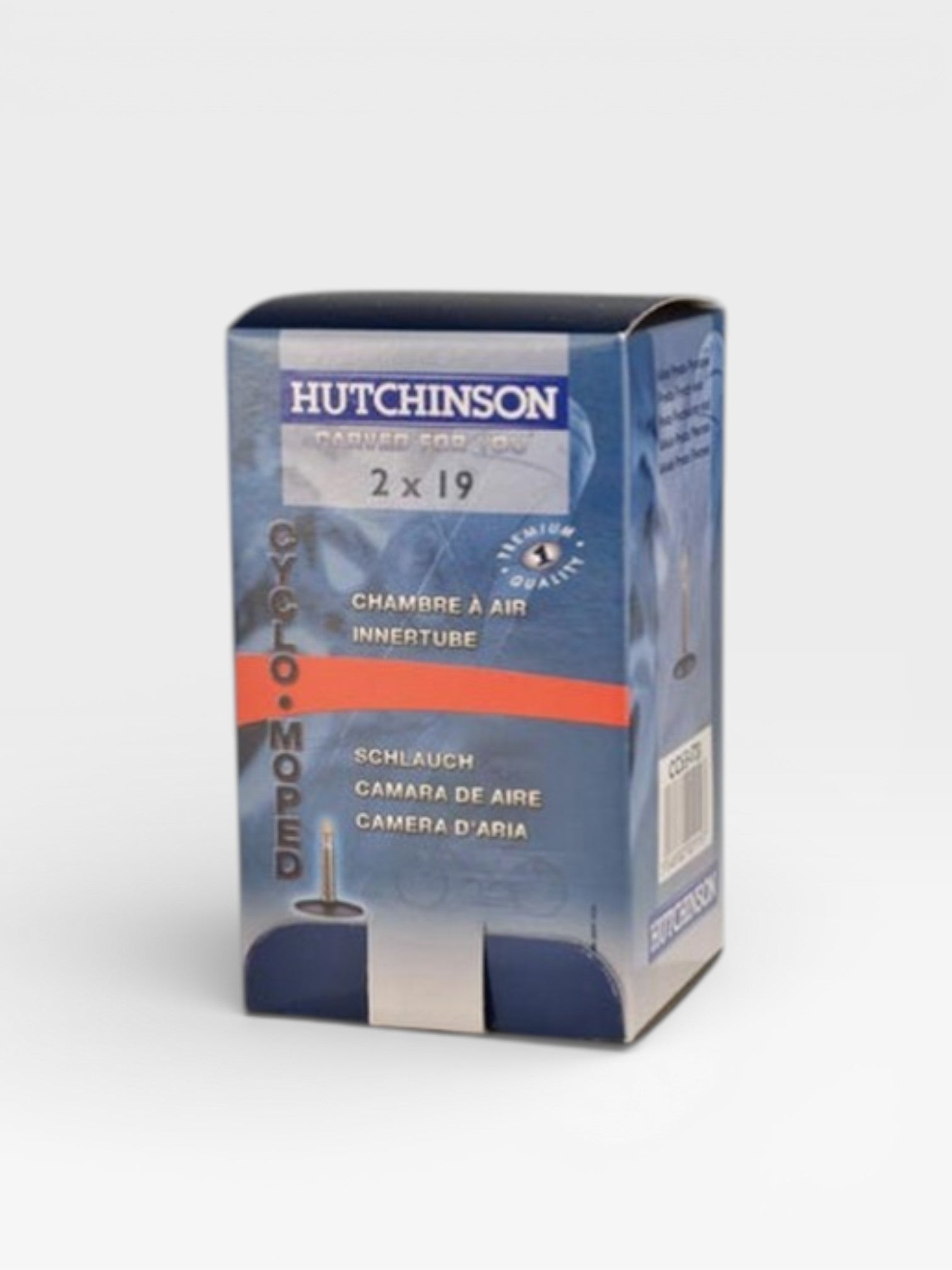 Cámara de aire HUTCHINSON de 19 pulgadas, 2,00 x 19, válvula VP