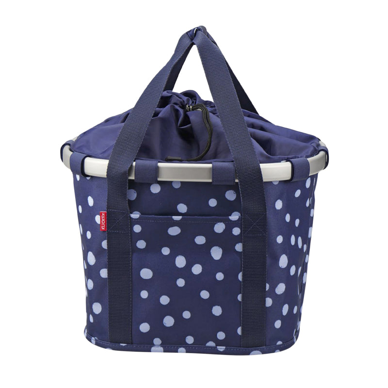 Panier avant KLICKfix Reisenthel Bikebasket Spots Navy 15L – NEUF