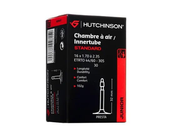 Chambre à air vélo enfant Hutchinson CV654271-001 16x1.70-2.35 Schrader