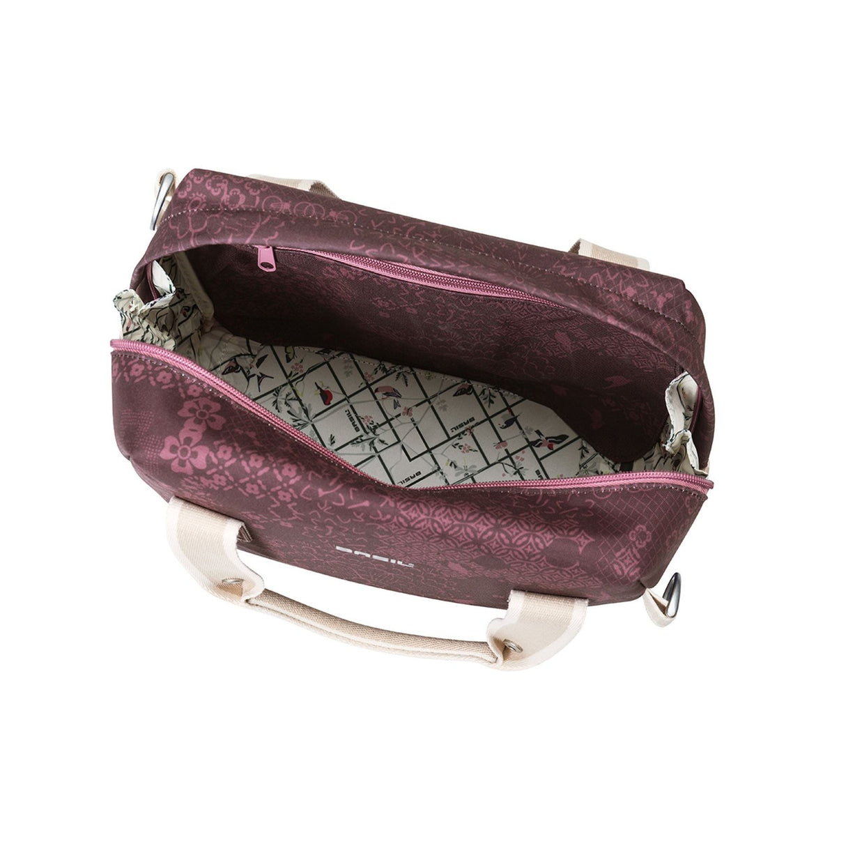 Sac guidon Basil Bohème City 8715019180163 rouge 8L