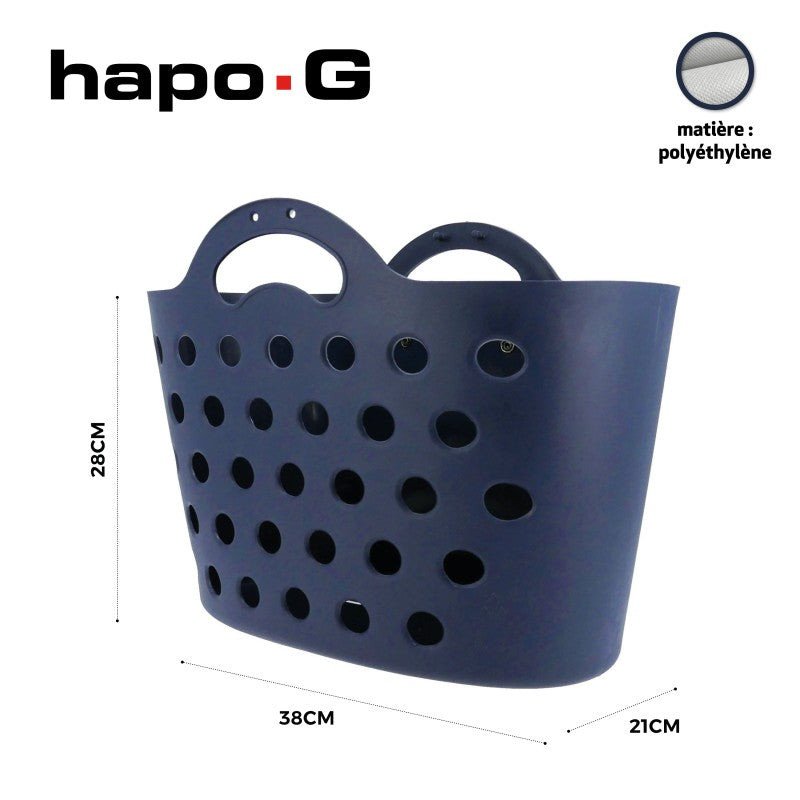 Panier arrière vélo HAPO G 11202234 Trendy One 13,5L bleu