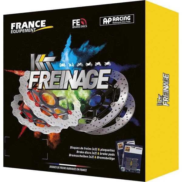 Kit Freinage France Equipement KF.006153 Harley Disques Plaquettes