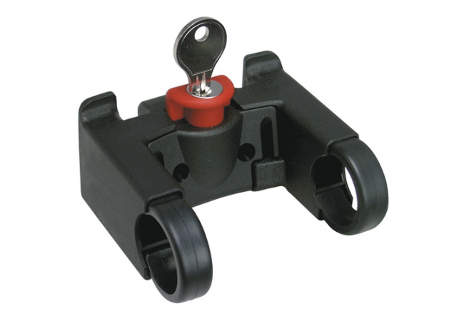 Adaptateur guidon KLICKfix avec serrure 22-31.8mm fixation panier sacoche Neuf