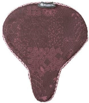 Couvre selle vélo Basil Boheme imperméable rouge figue 28x23cm Neuf