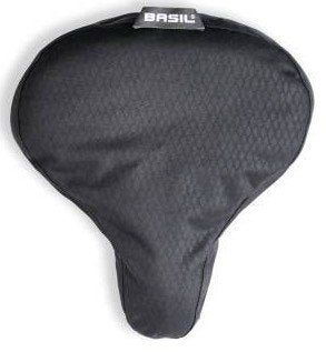 Basil Fahrradsattelüberzug schwarz wasserdicht elastisch 20x28cm Neu
