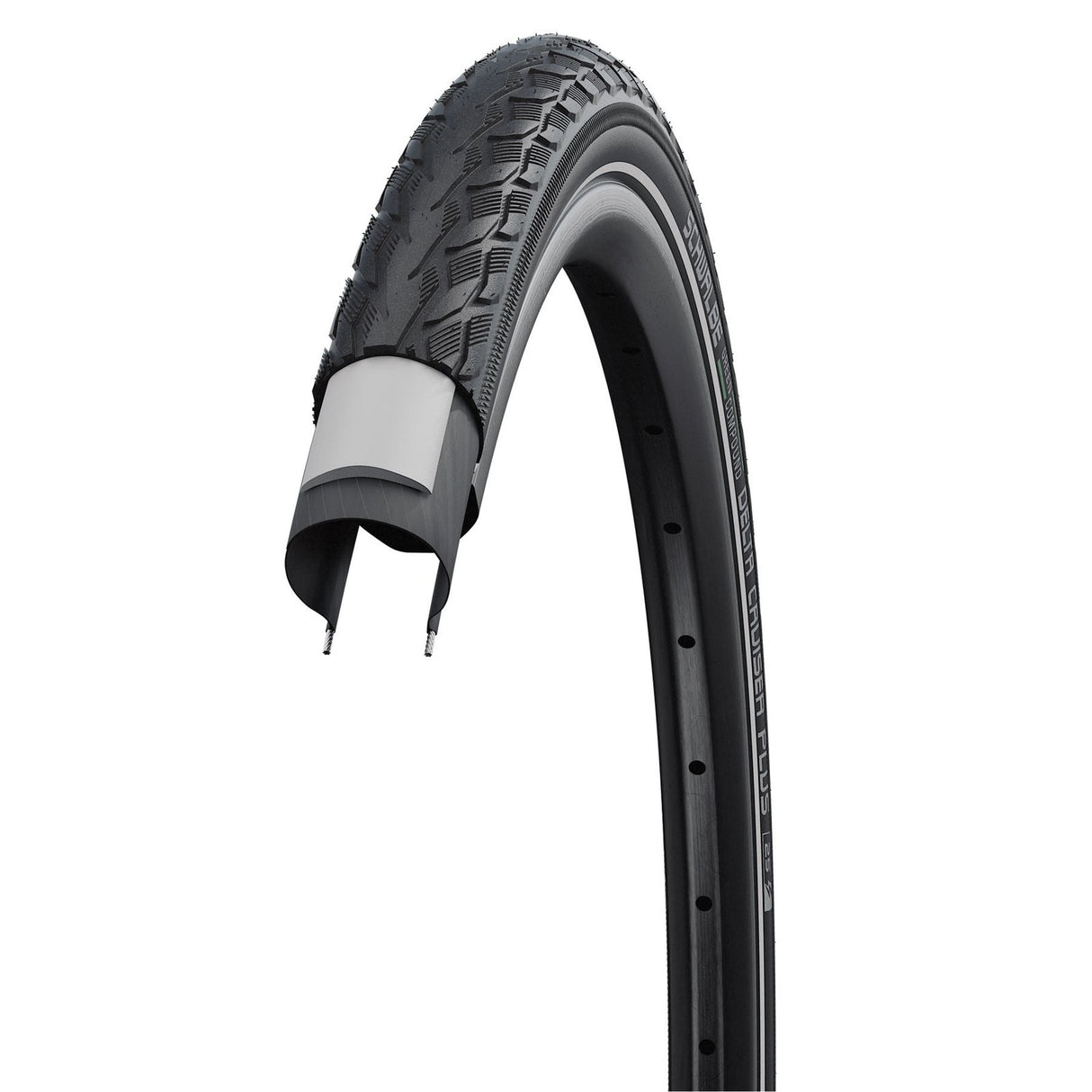Schwalbe Delta Cruiser Plus Reifen 28x1.40" PunctureGuard E-25 Green Compound Neu
