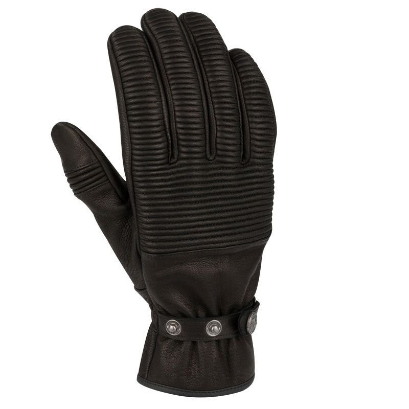 Segura Roxo Herren Motorradhandschuhe Gr. M, Übergangszeit, Ziegenleder, Vintage, CE, schwarz, neu