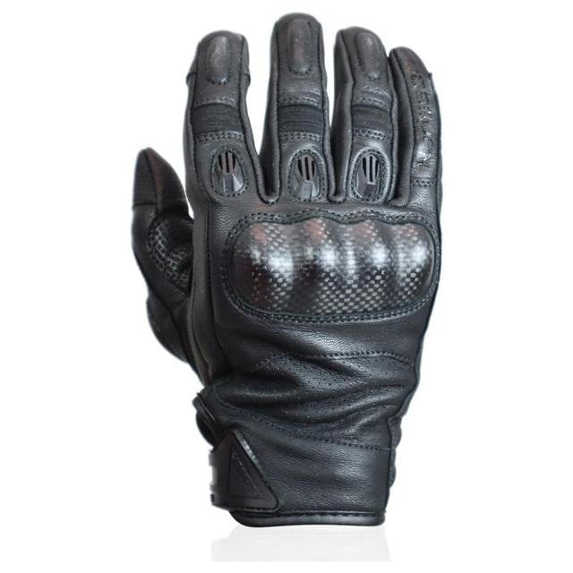 Gants moto unisexe Harisson Spy Pro M été cuir vache CE noir Neufs