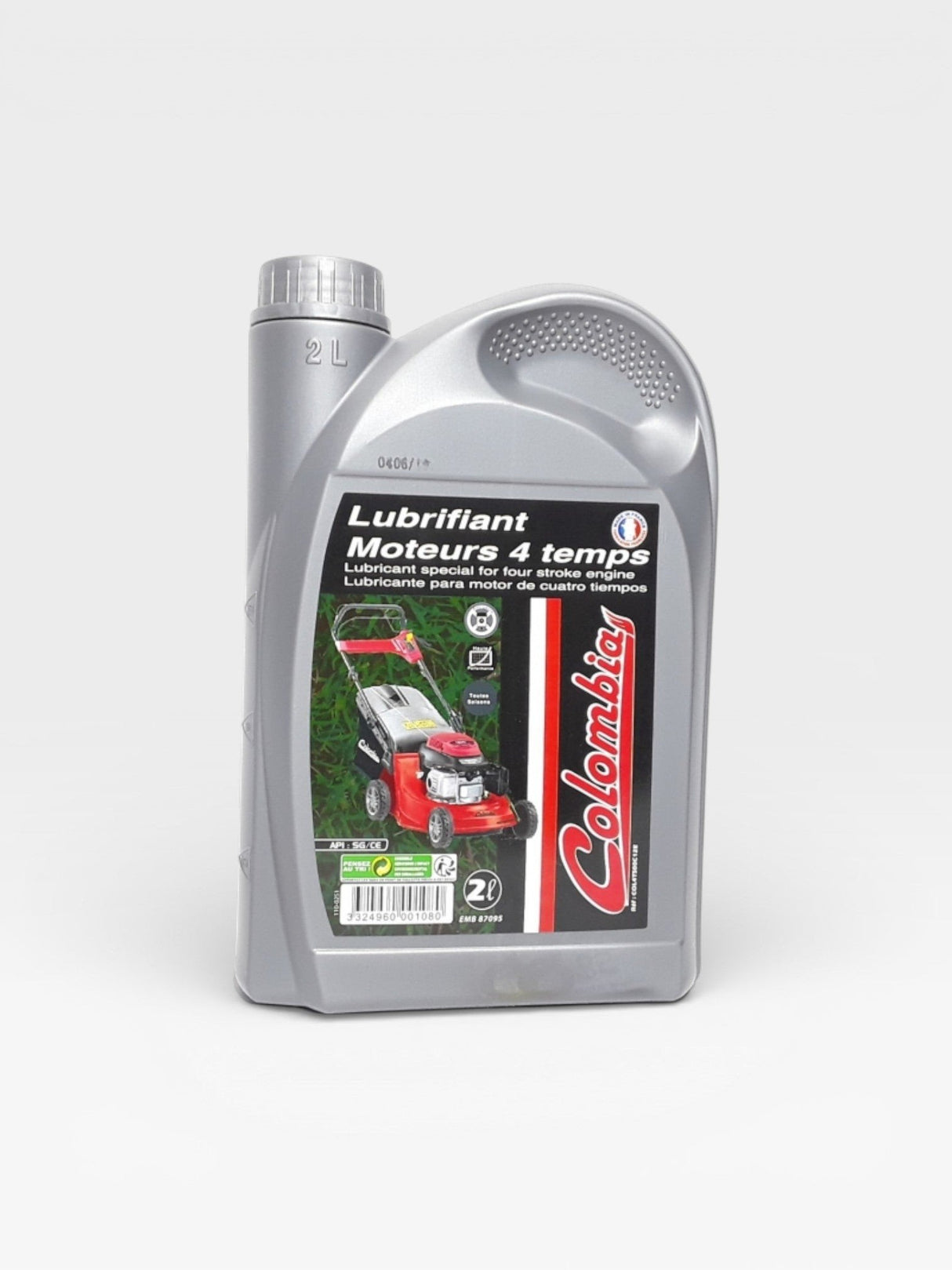 Kolumbianisches API SL/CF 2L 4-Takt-Motorenöl für Gartenmaschinen