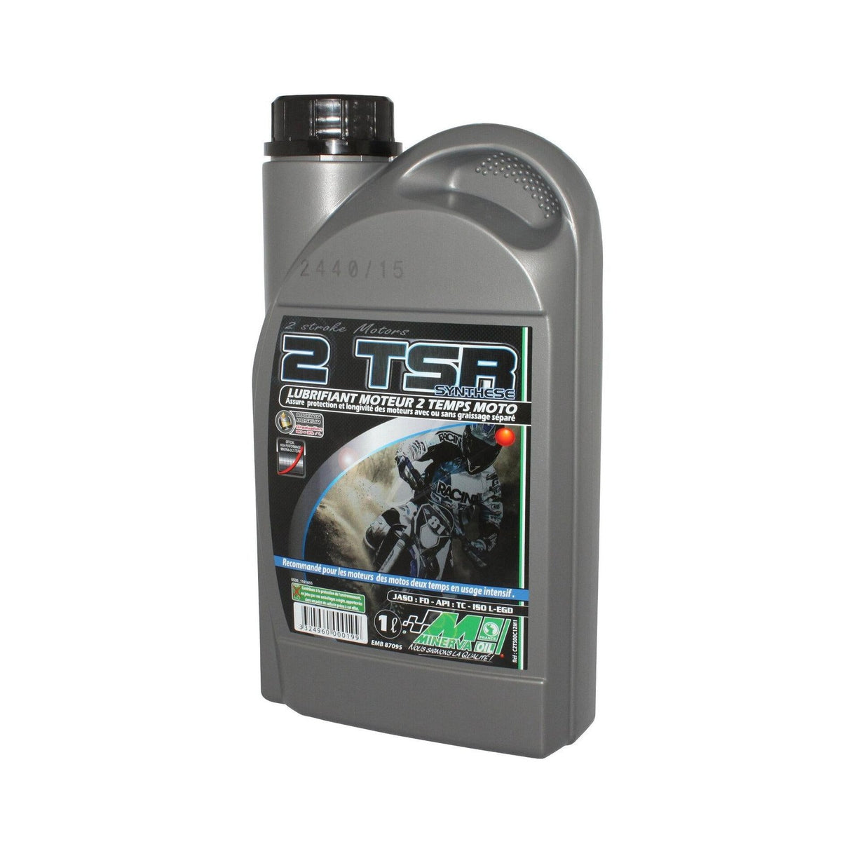 Huile moteur 2 temps moto Minerva Oil 2TS R Synthèse 1L