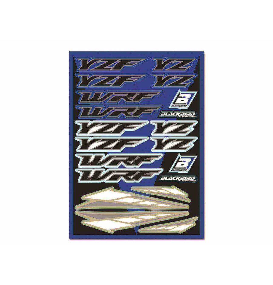 Kit stickers universel Blackbird Yamaha 5242 YZ YZF WRF autocollants