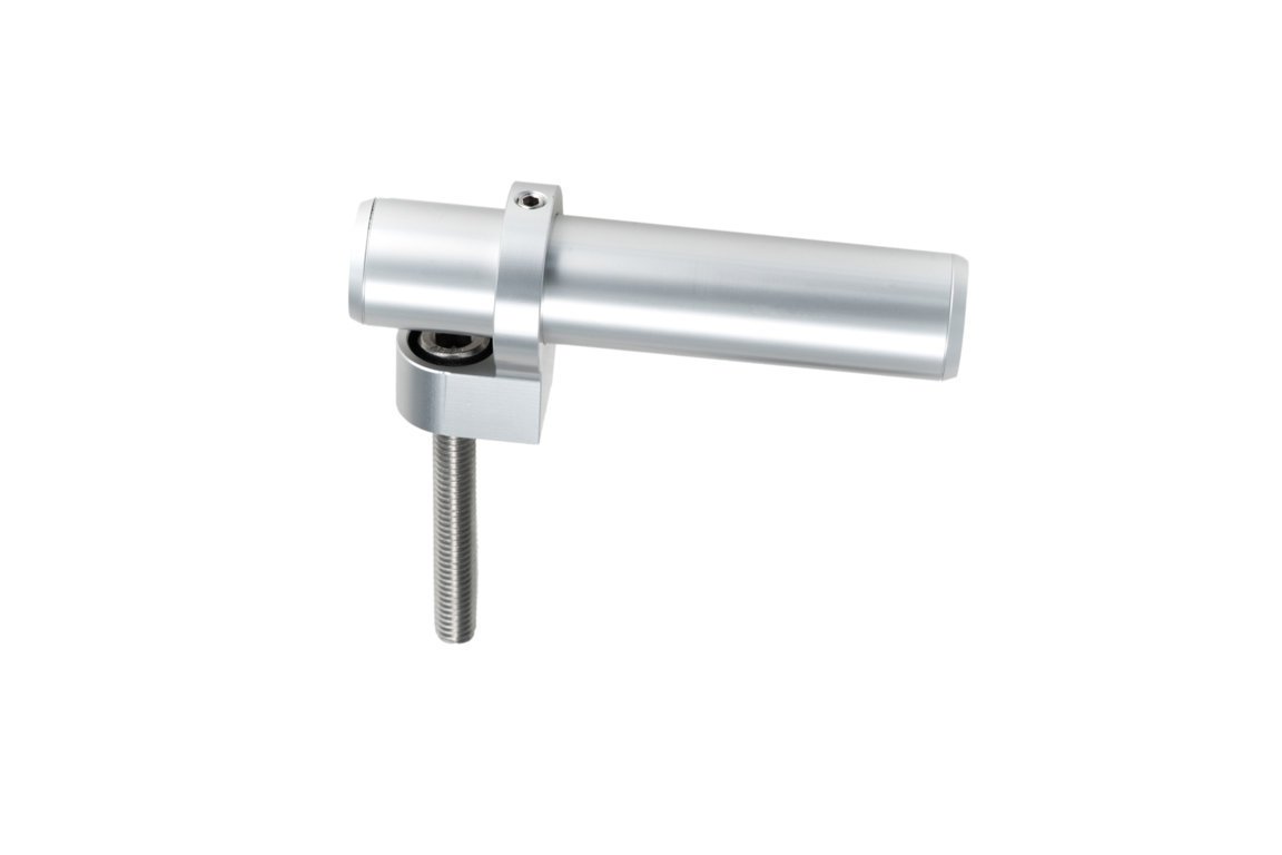 Soporte central de manillar atornillable plateado Puig 3570P