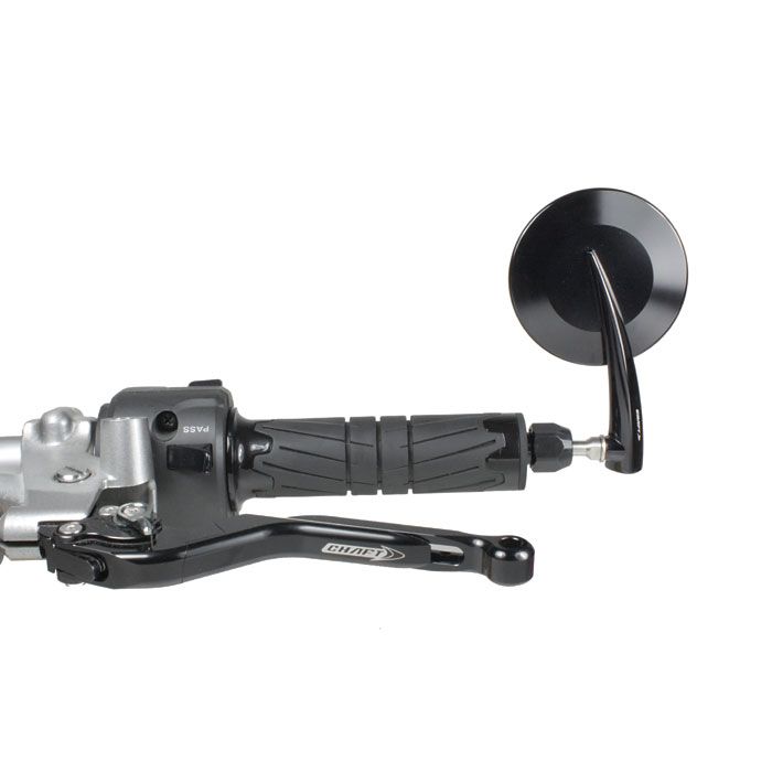 Retrovisor de moto CHAFT Trendy, extremo derecho del manillar, negro mate – Ref. IN408