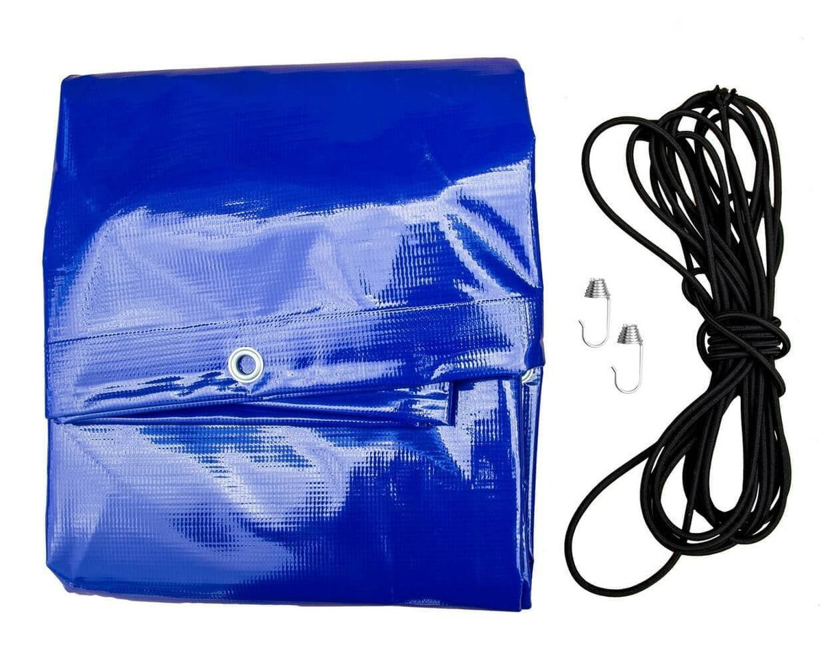 Bâche haute remorque 236 x 125 x H110 cm bleue PVC