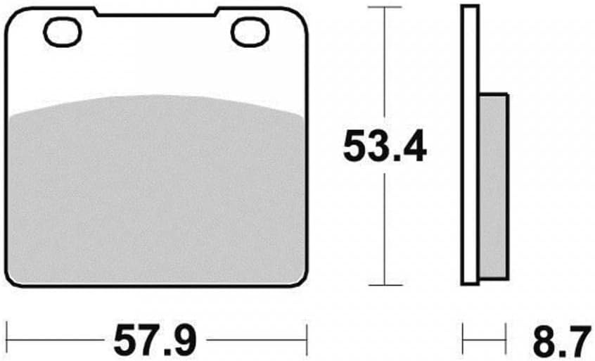 Plaquettes de frein avant Suzuki AP Racing LMP177 SF – Neuf – Intruder / Cavalcade / VL 1500