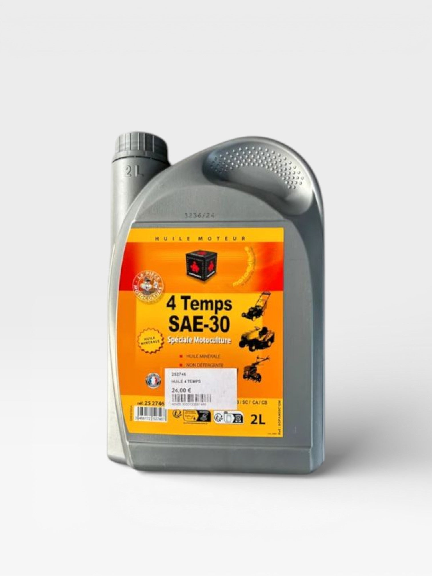 SAE 30 4-Takt-Motorenöl für Gartengeräte, mineralisch, 2 l