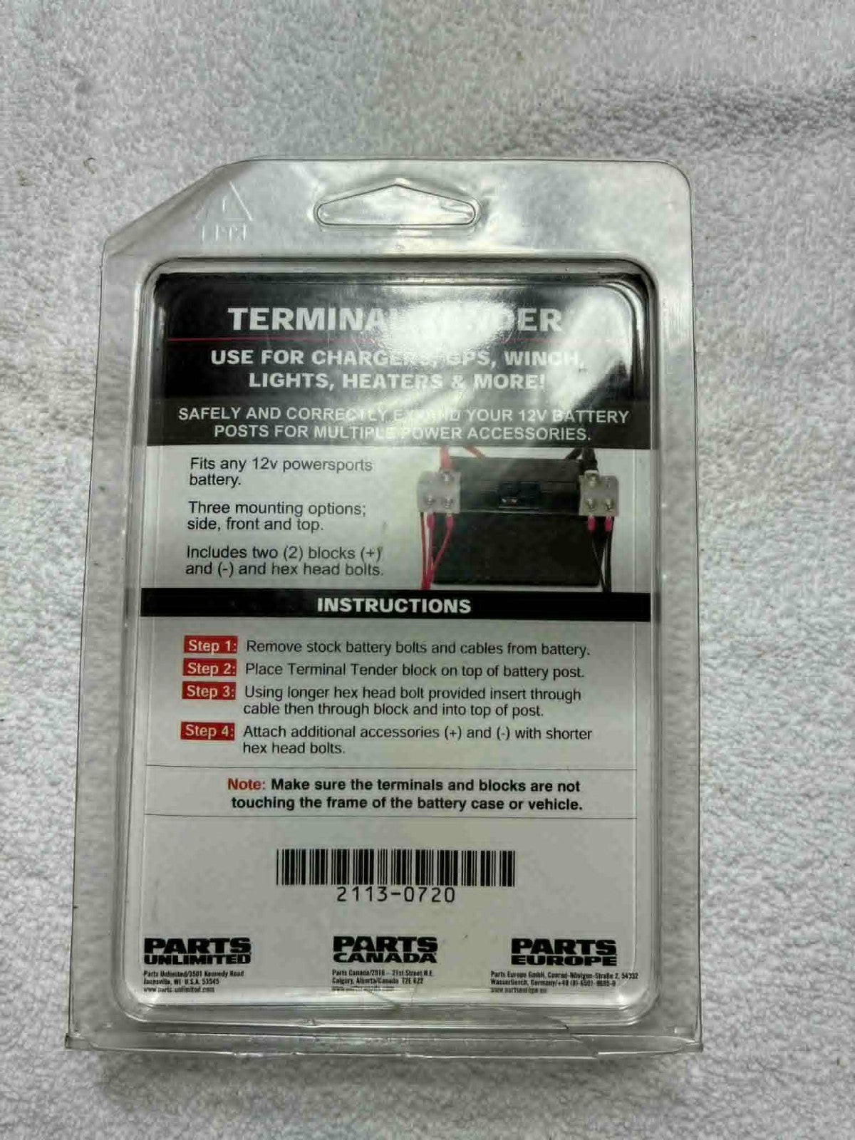 MOOSE OFFROAD Terminal Tender Blocks 2113-0720 – Bloc bornes batterie 12V