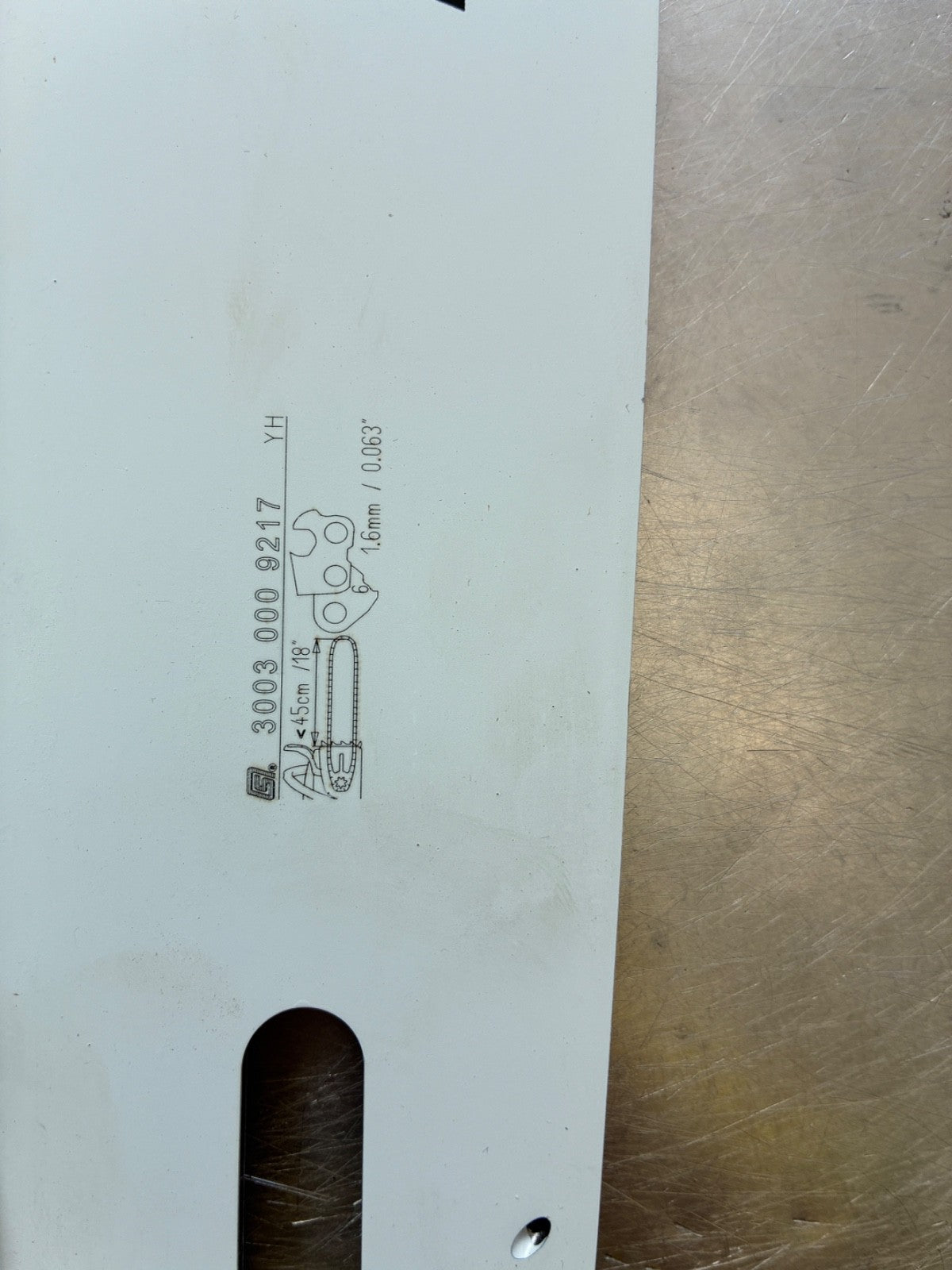 Guide chaîne STIHL 45 cm 1.6 mm Duromatic E – 3003 000 9217 3/8" .325 .404