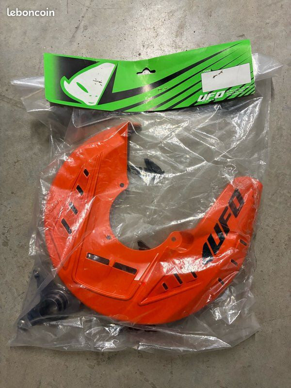 Protège-disque avant UFO orange – Neuf – KTM SX/EXC 125 à 530 (2008–2016)