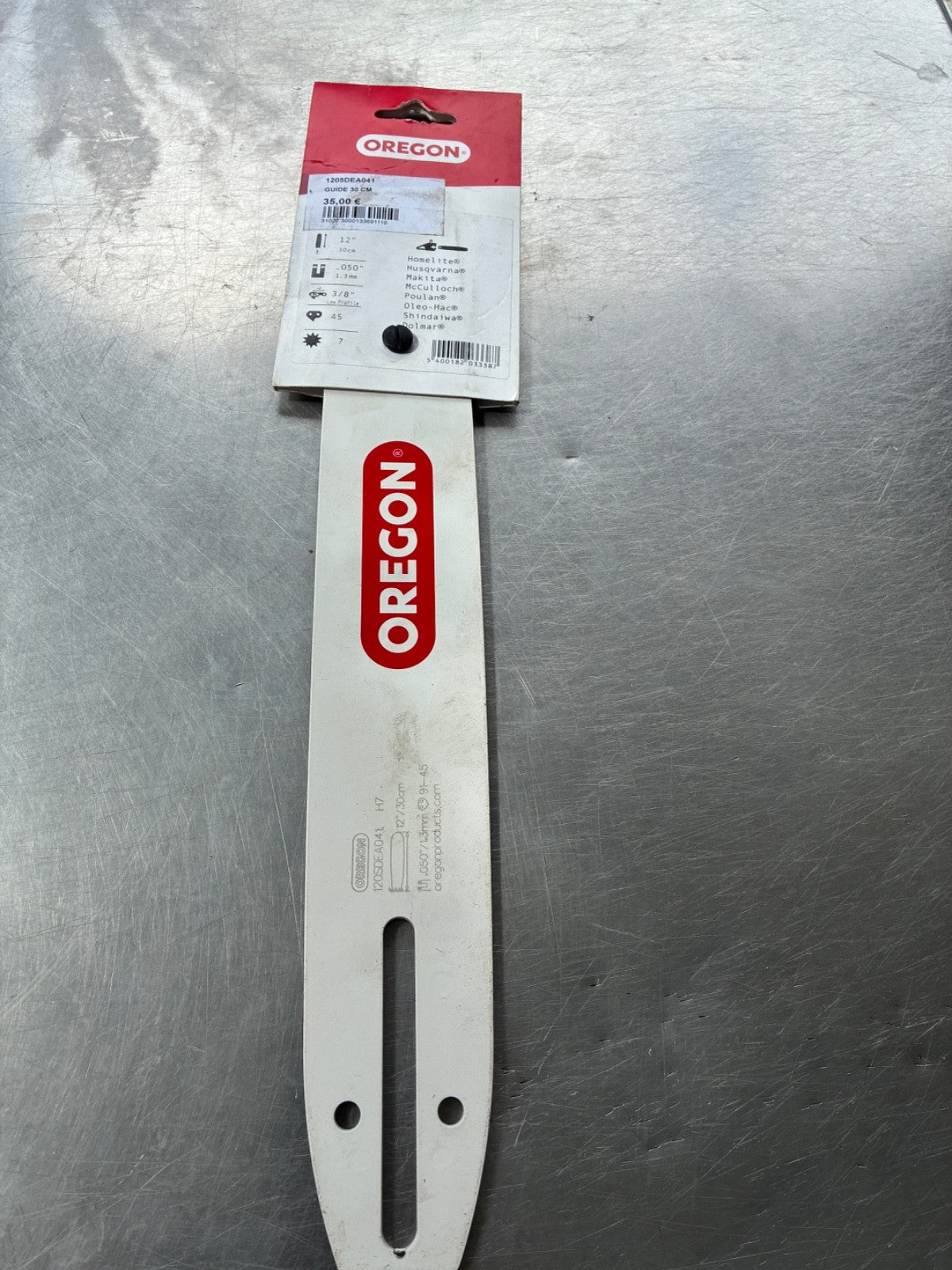 Guide chaîne OREGON 30 cm 3/8" 1.3mm – 1205DEA041 Homelite Makita Dolmar