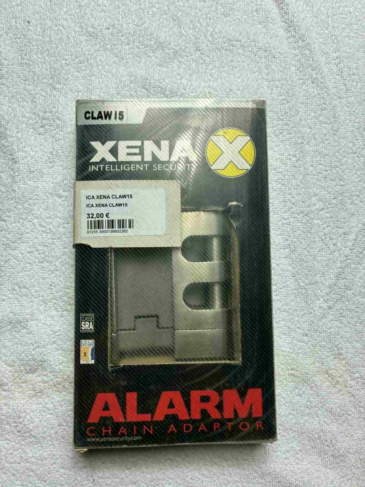 Adaptateur chaîne XENA CLAW15 pour bloque-disque alarme moto classe SRA Neuf