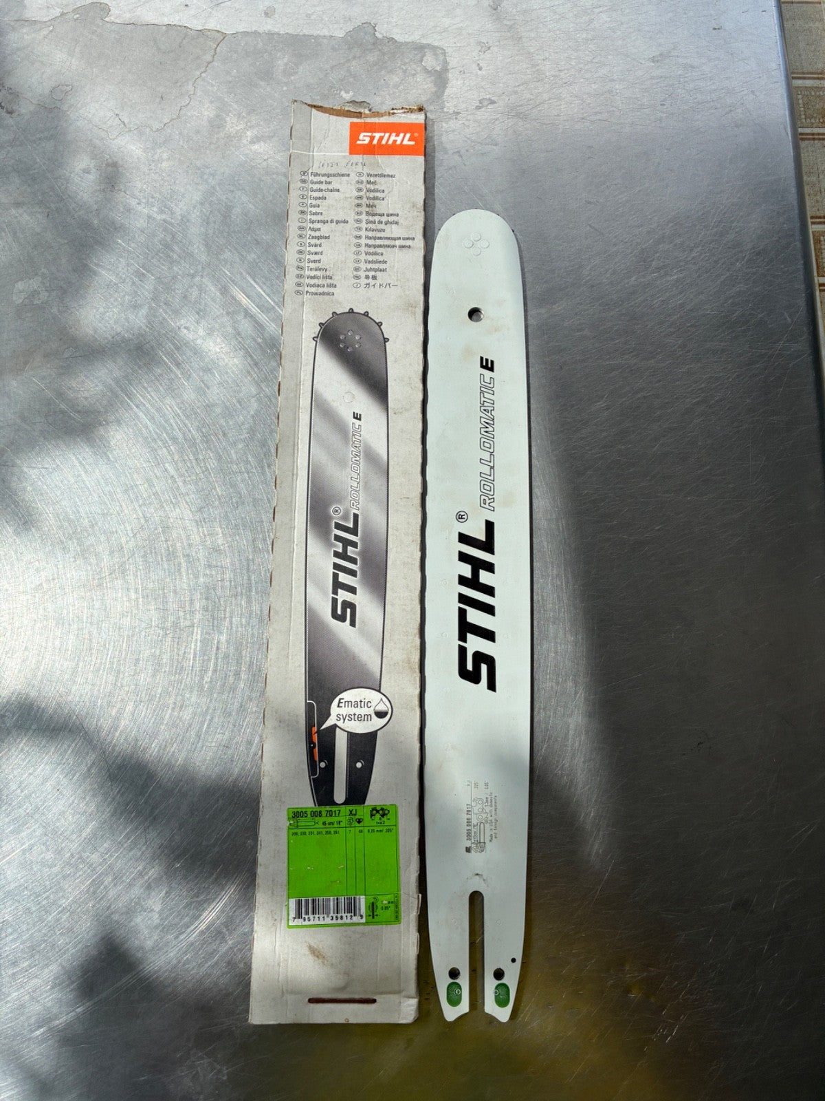 Guide chaîne STIHL 45 cm 0.325" 1.3 mm – 3005 008 7017 MS231 MS251