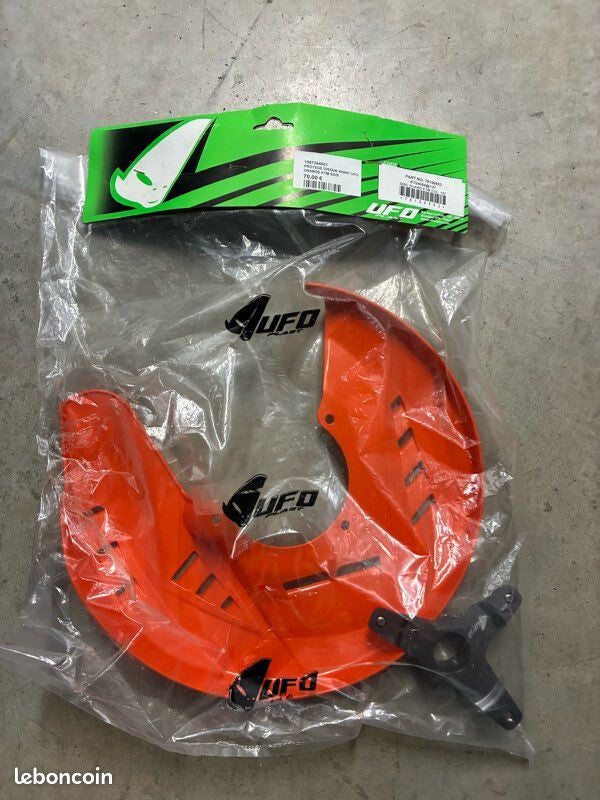 Protège-disque avant UFO orange – Neuf – KTM SX/EXC 125 à 530 (2008–2016)