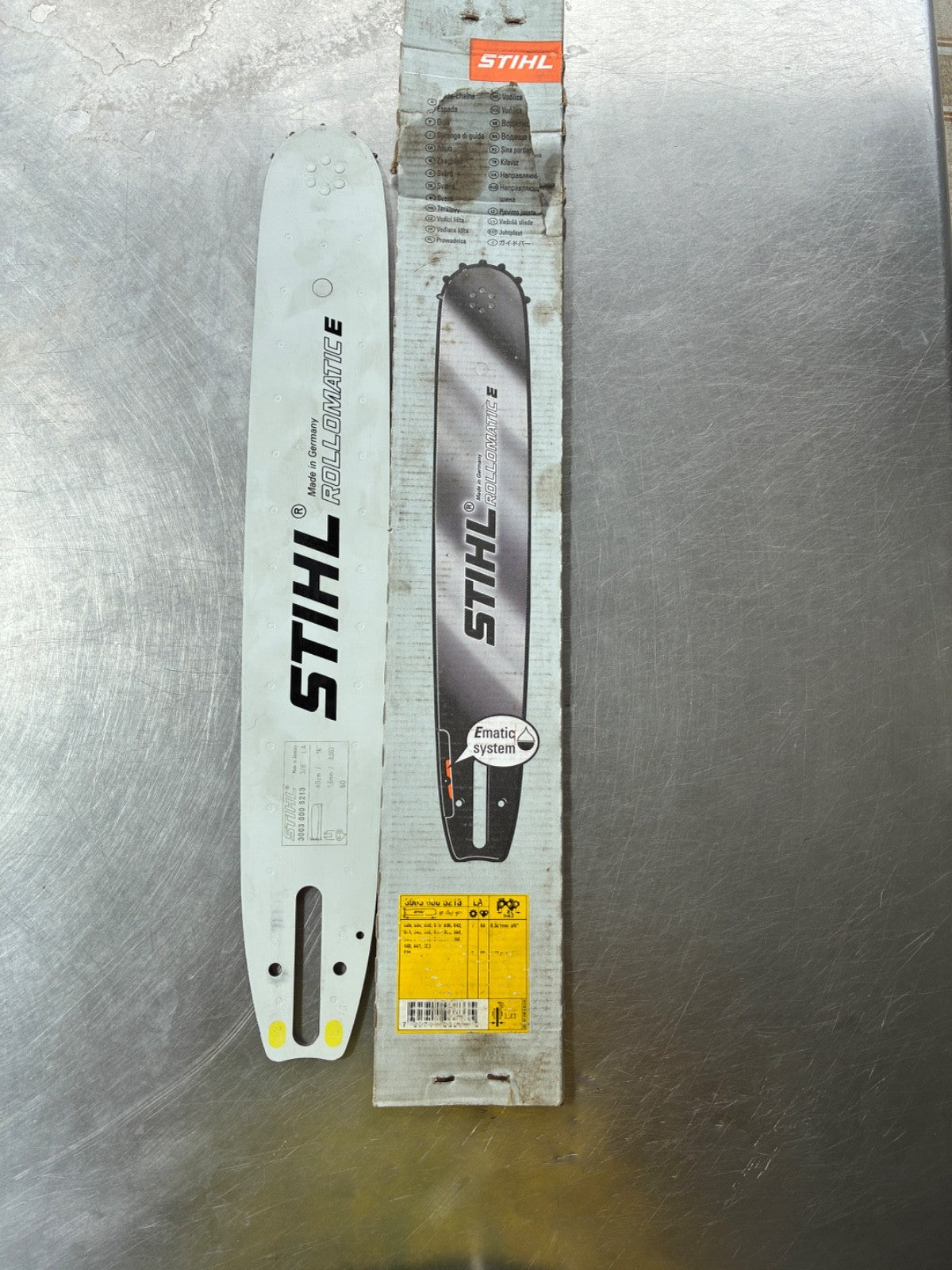 Guide chaîne STIHL 40 cm 3/8" 1.6 mm – Rollomatic E 3003 000 5213