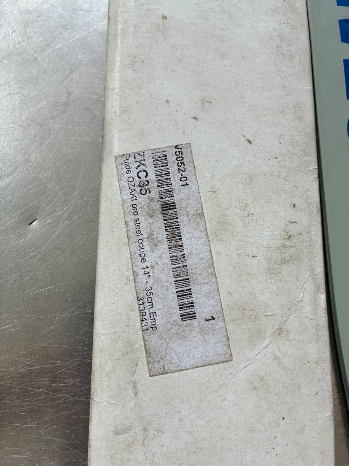 Guide chaîne OZAKI 35 cm 3/8" LP 1.3 mm – 50 maillons montage C