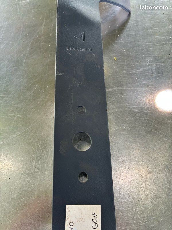 2x Lame 505 mm tondeuse 51 cm – Castelgarden / Stiga / Iseki – Neuve