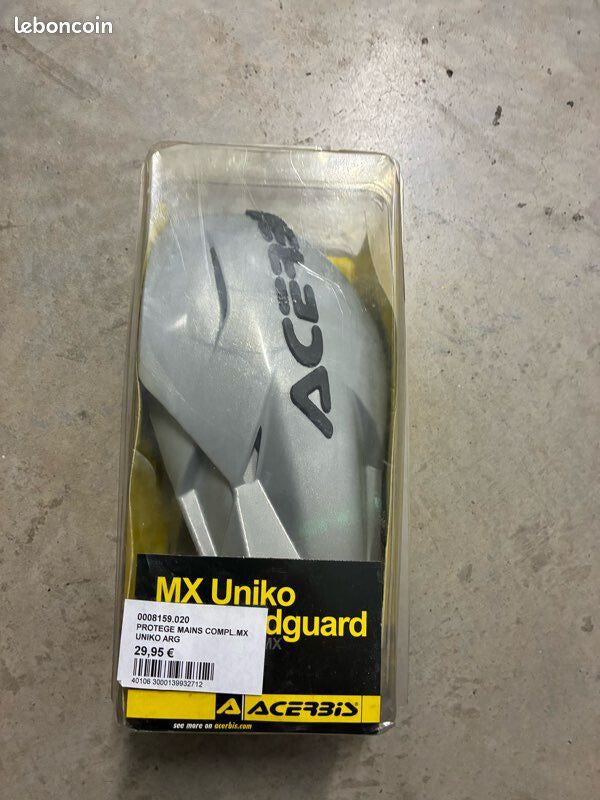 Protège-mains Acerbis MX Uniko gris – Neufs avec kit – Réf. 0008159.020