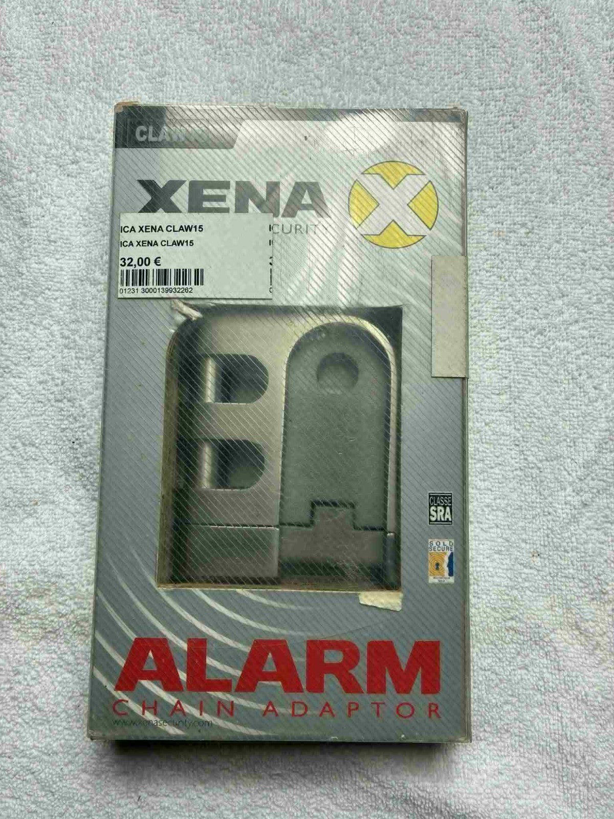 Adaptateur chaîne XENA CLAW15 pour bloque-disque alarme moto classe SRA Neuf