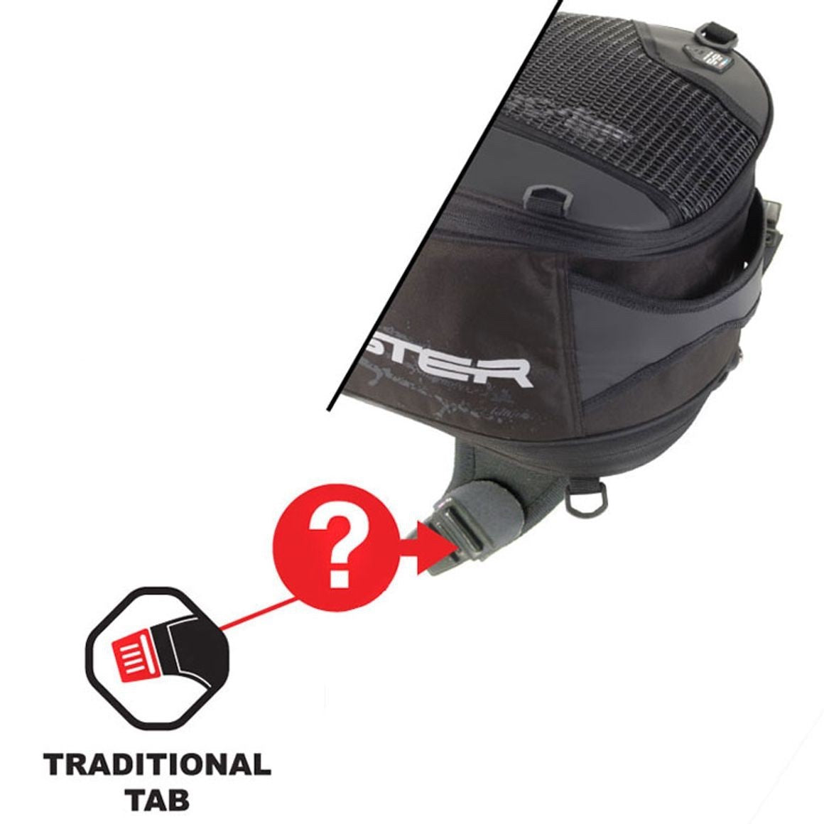 Support sacoche réservoir Bagster TABS Small XAC210S – Universel – Neuf – Noir