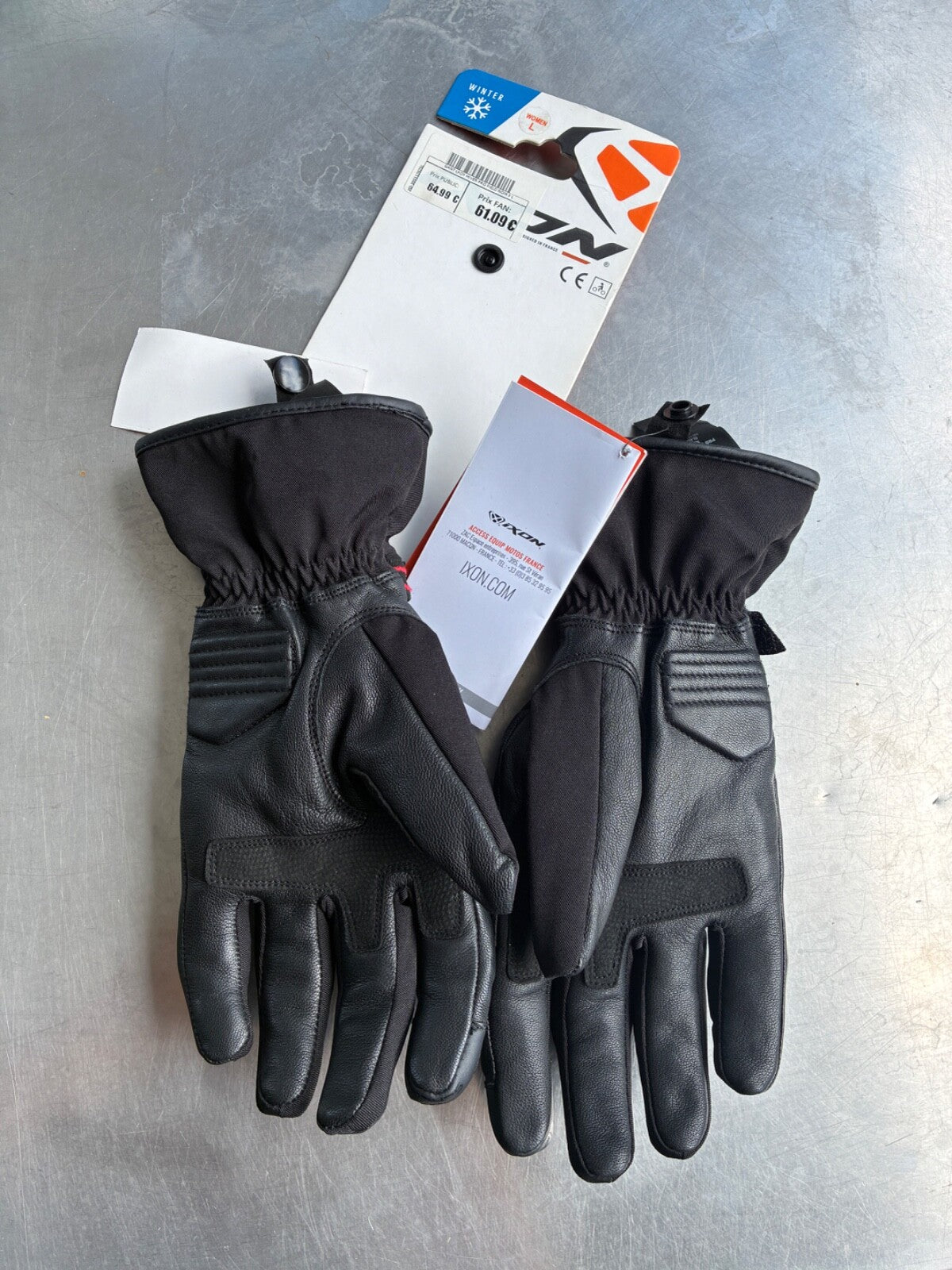 Gants moto femme Ixon Pro Field hiver – Taille L – Jamais servi