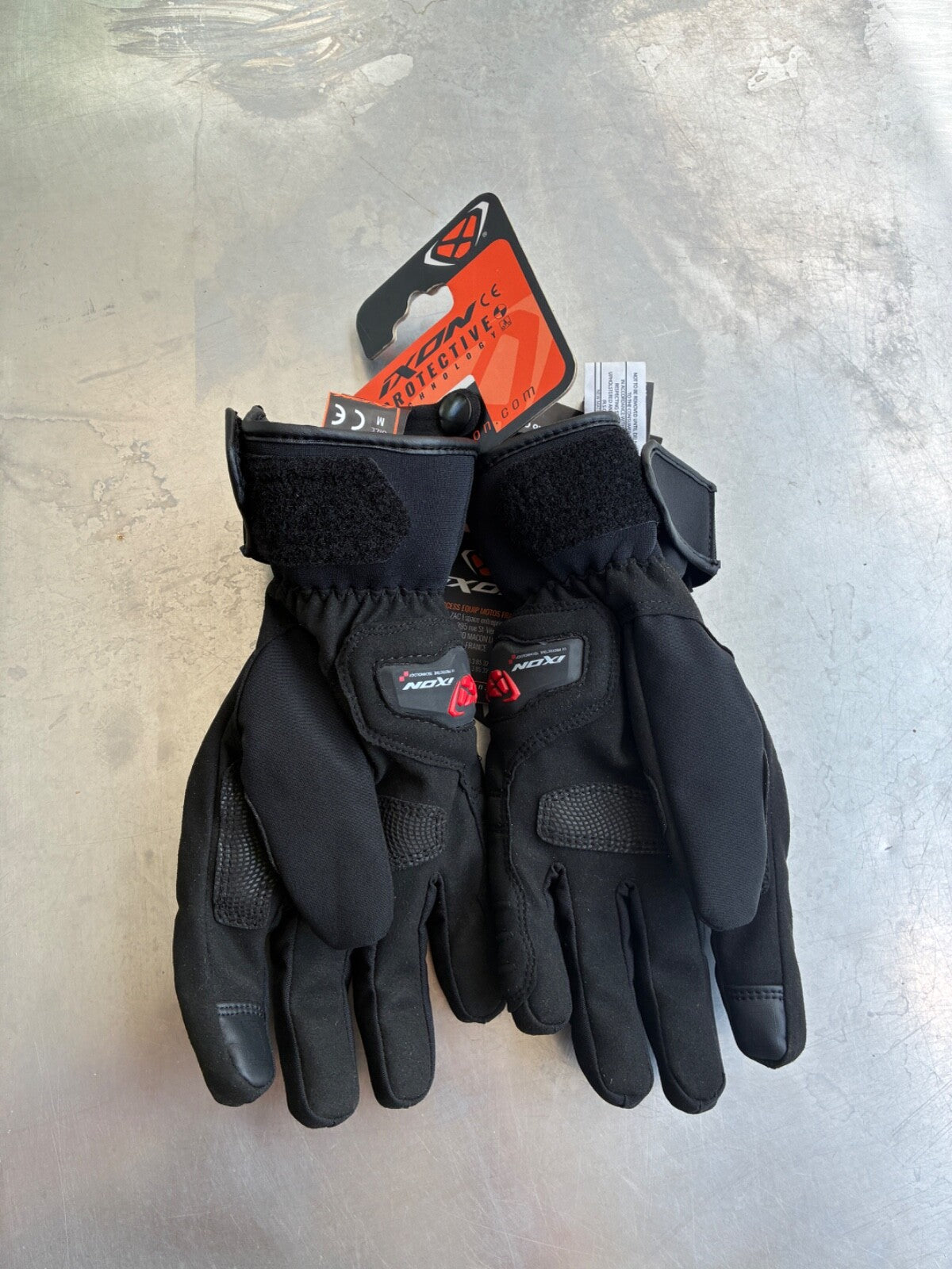 Gants moto hiver femme Ixon Russel Lady noir – Taille M – Jamais servis