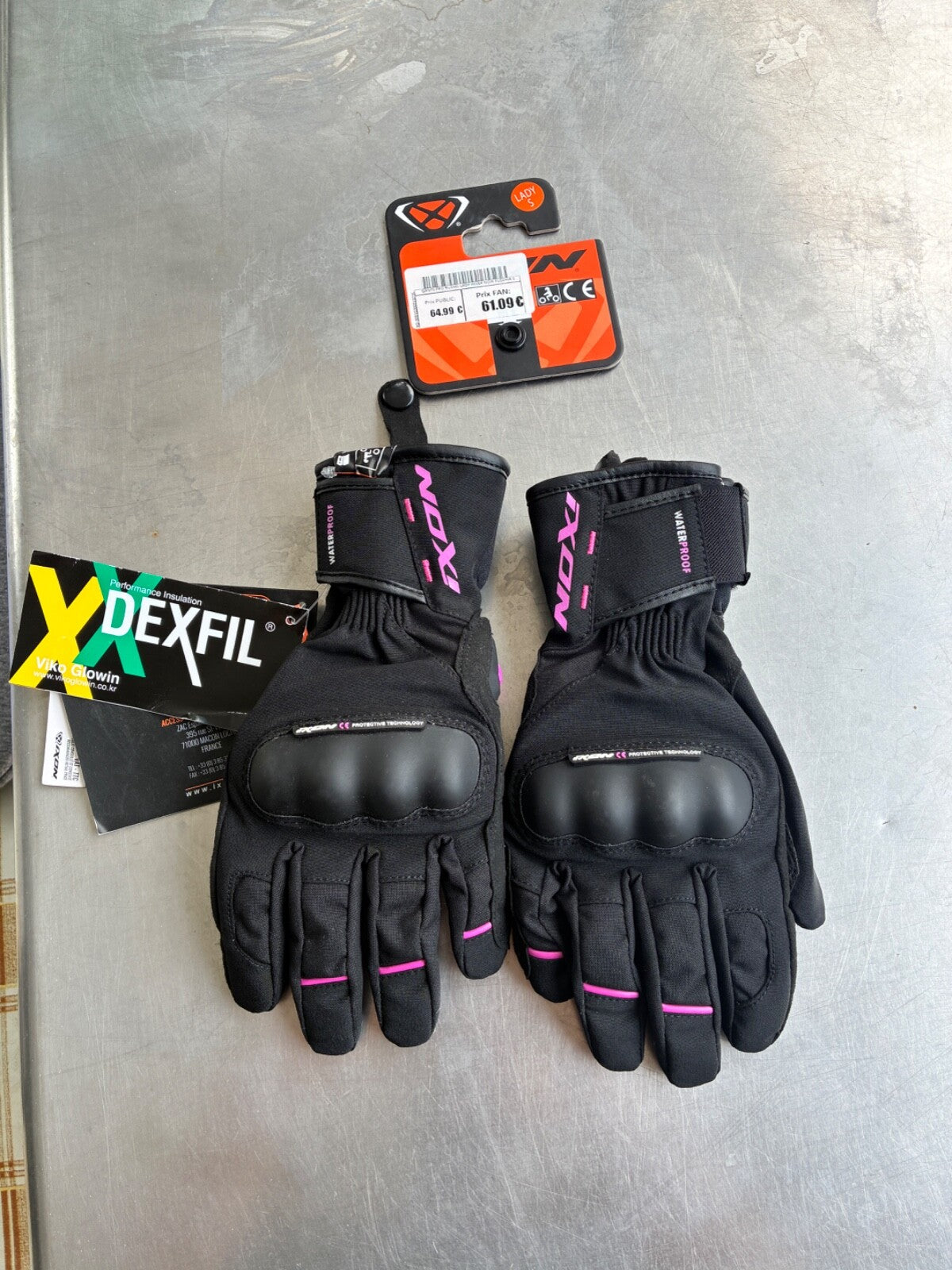 Gants moto hiver Ixon Pro Russel 2 Lady femme – Taille S – Jamais servis