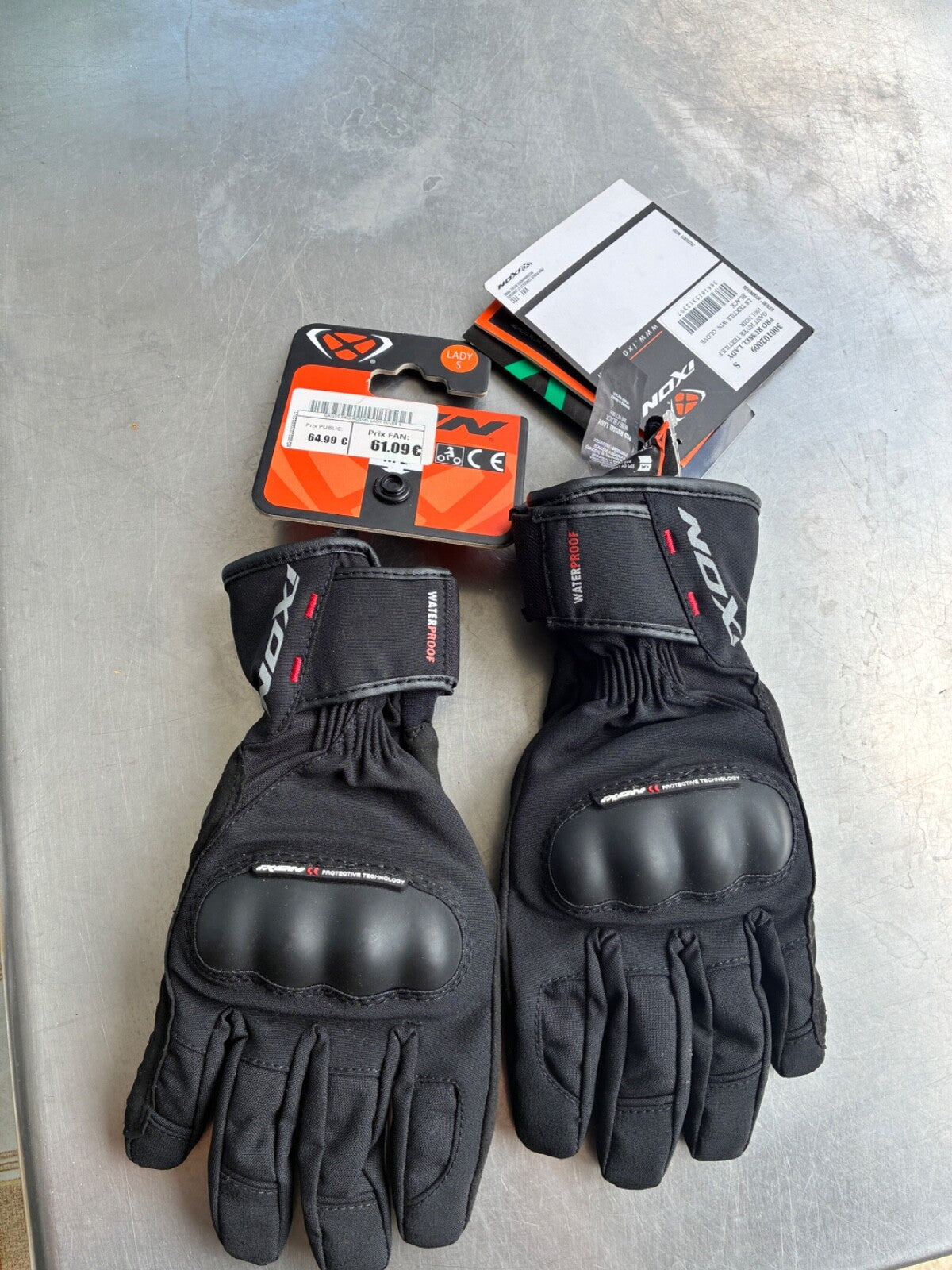 Gants moto femme Ixon Pro Russel Lady hiver – Taille S – Jamais servi