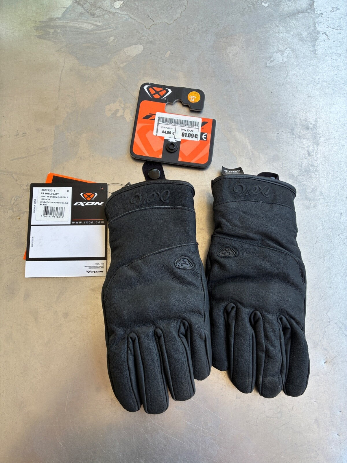 Gants moto femme IXON RS Shield Lady – Taille M – Jamais servi – CE