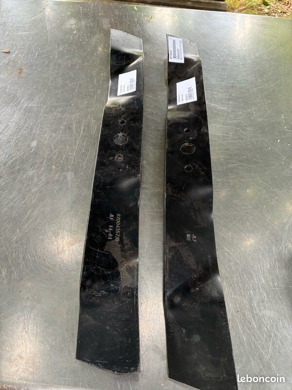 2x Lames mulching 54 cm CASTELGARDEN / STIGA – Réf. 82004357/0 – Neuves