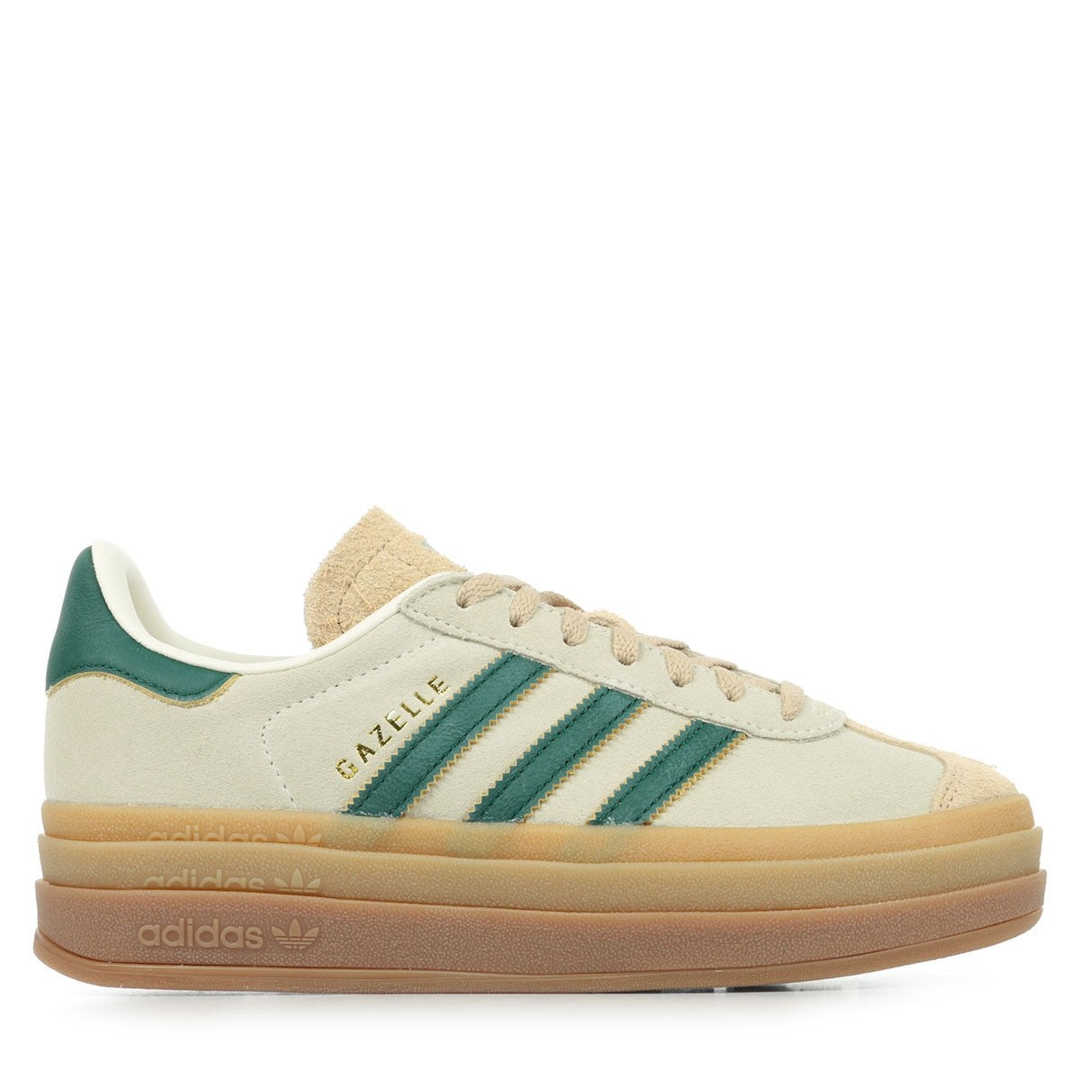 Adidas Gazelle Bold W ID7056 Vert Blanc Femme Taille 36 NEUF avec Boîte
