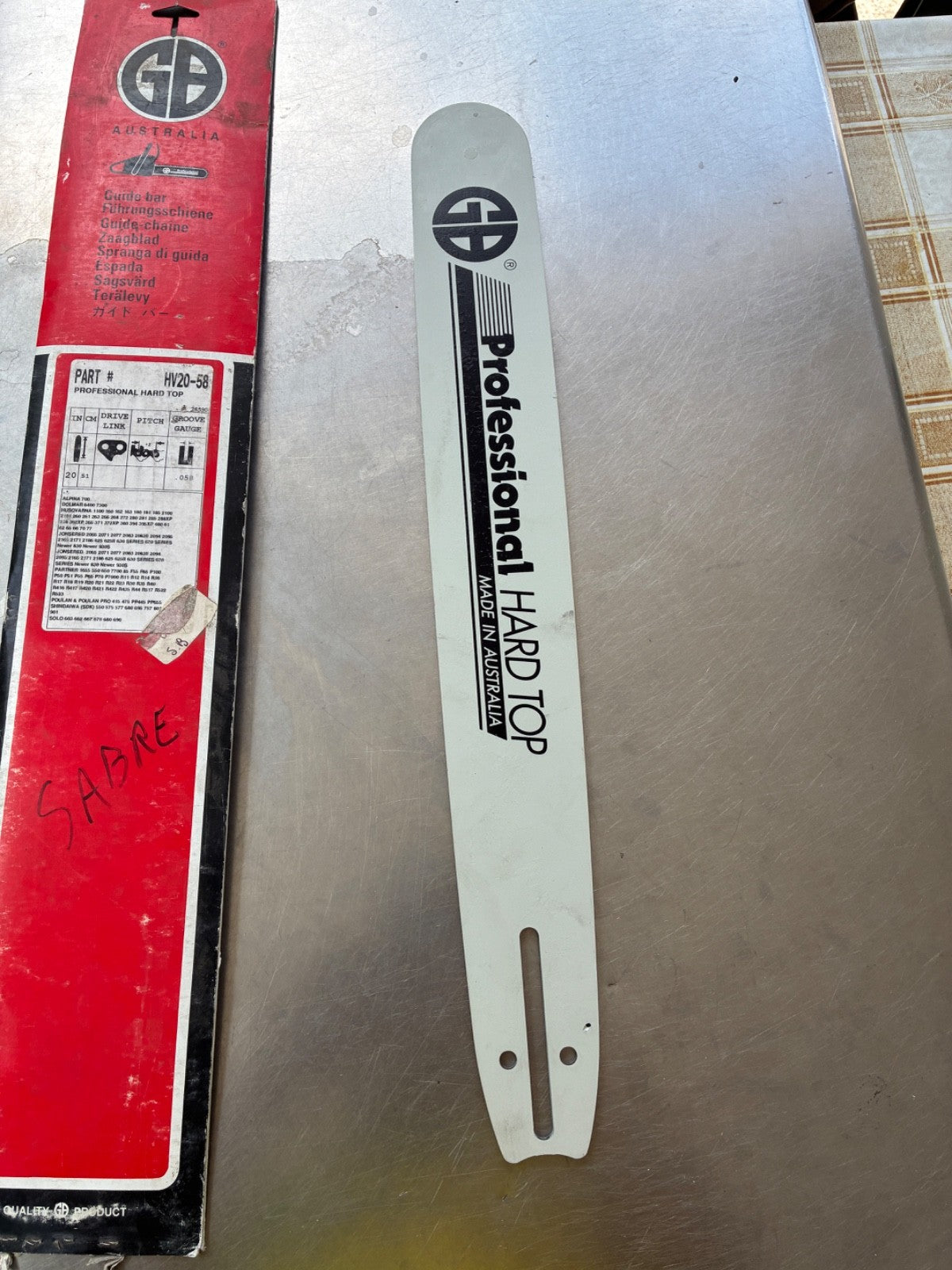 Guide chaîne 51 cm 3/8" 1.5 mm – HV20-58 .058" – 20" Pro Hard Top