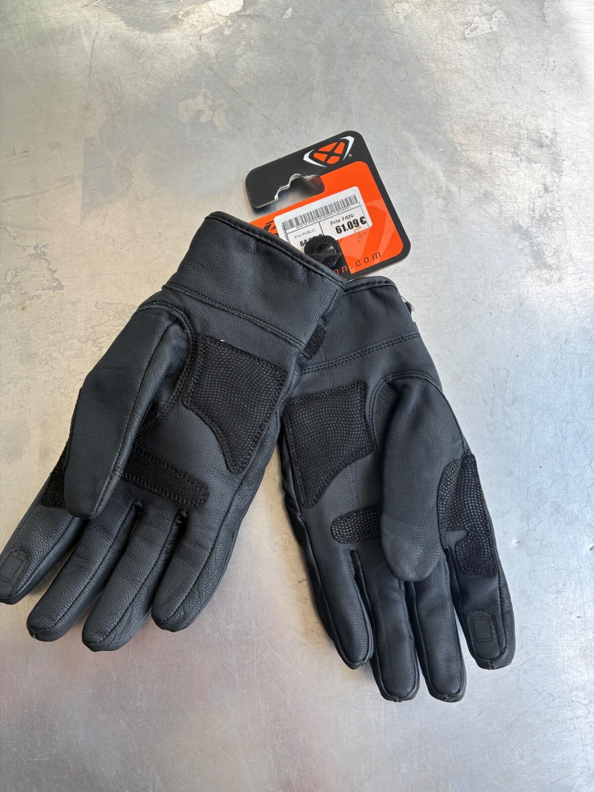 Gants moto Ixon RS Shield noir – Taille L – Jamais servis – CE été