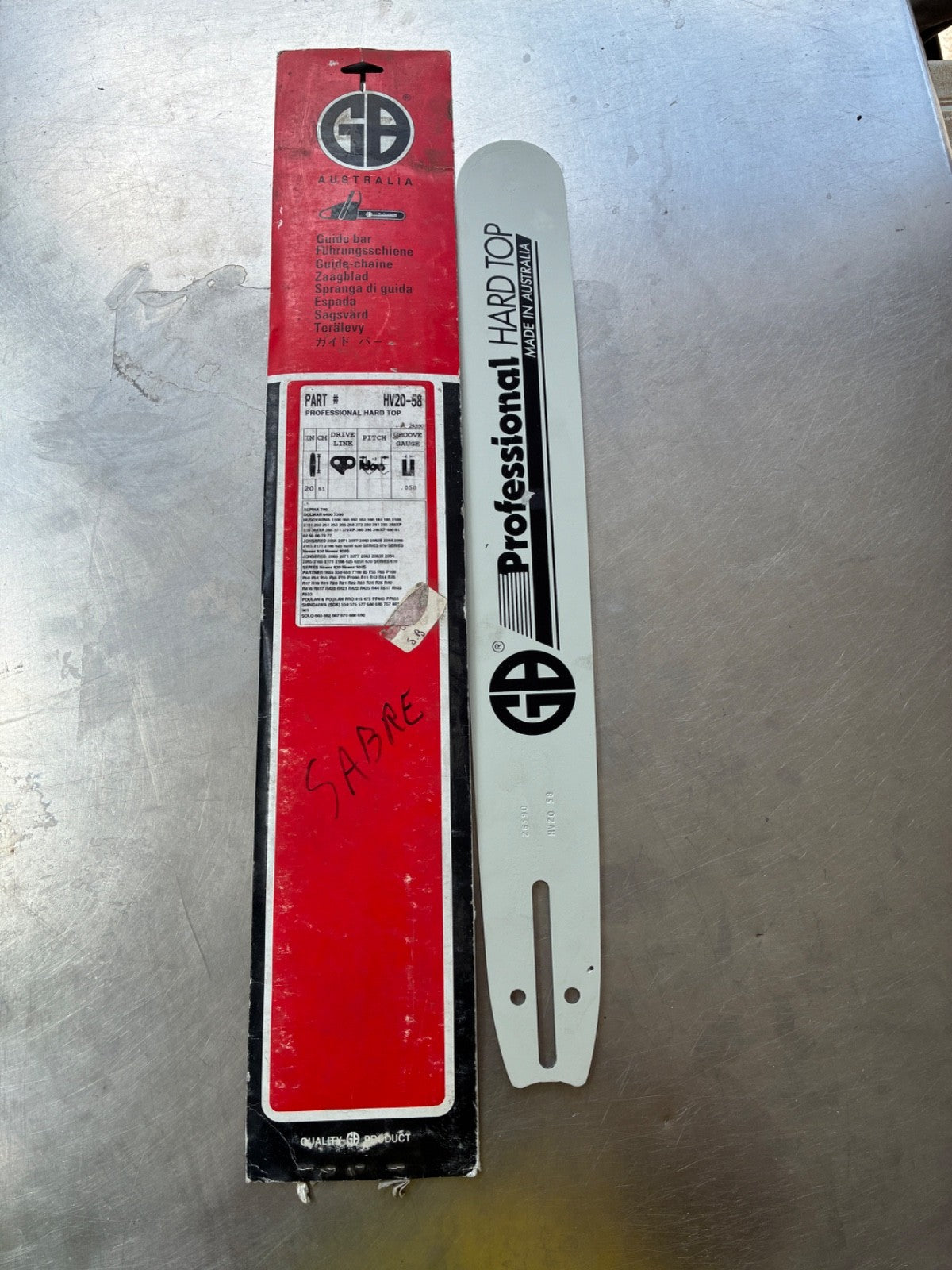 Guide chaîne 51 cm 3/8" 1.5 mm – HV20-58 .058" – 20" Pro Hard Top