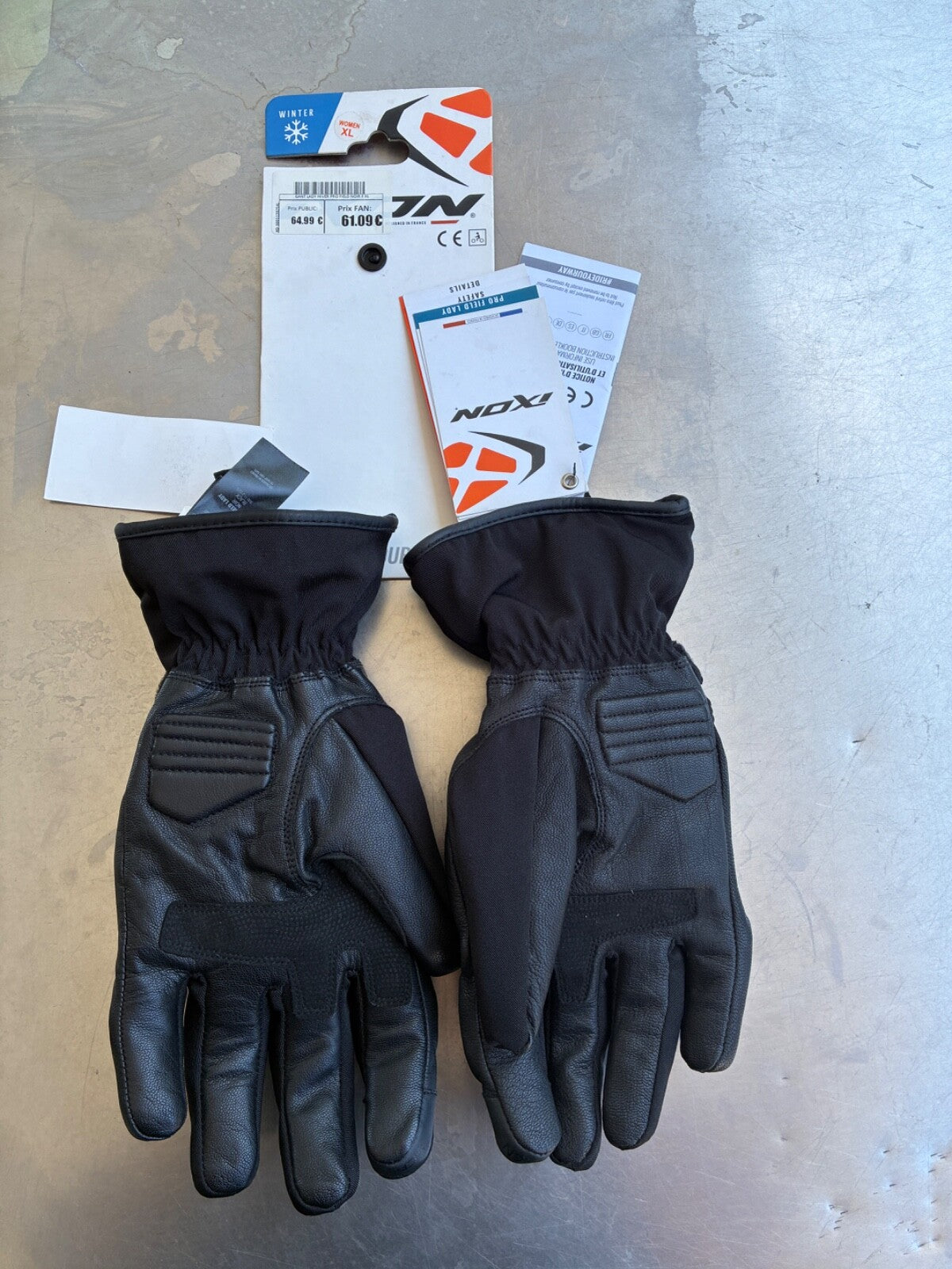 Gants moto hiver IXON Pro Field Lady femme – Taille XL – Jamais servi