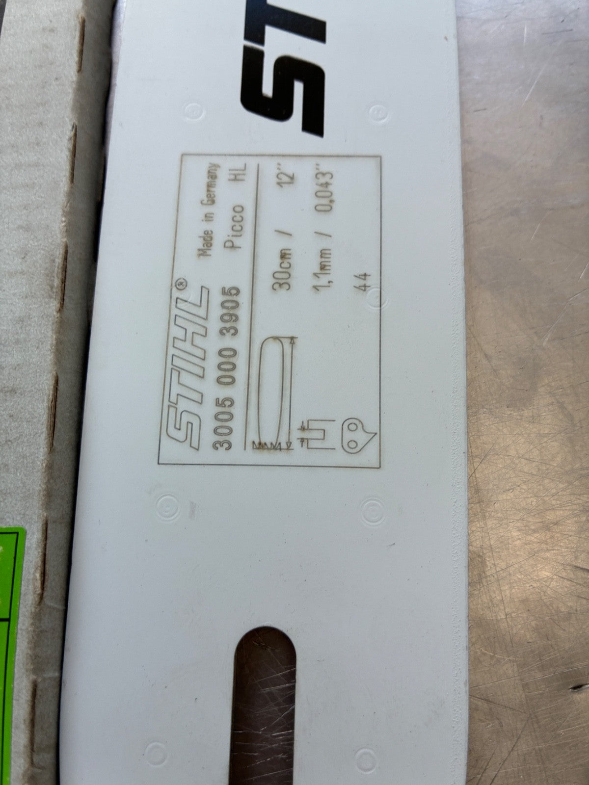 Guide chaîne STIHL 30 cm 3/8" LP 1.1 mm – Rollomatic E Mini 3005 000 3905