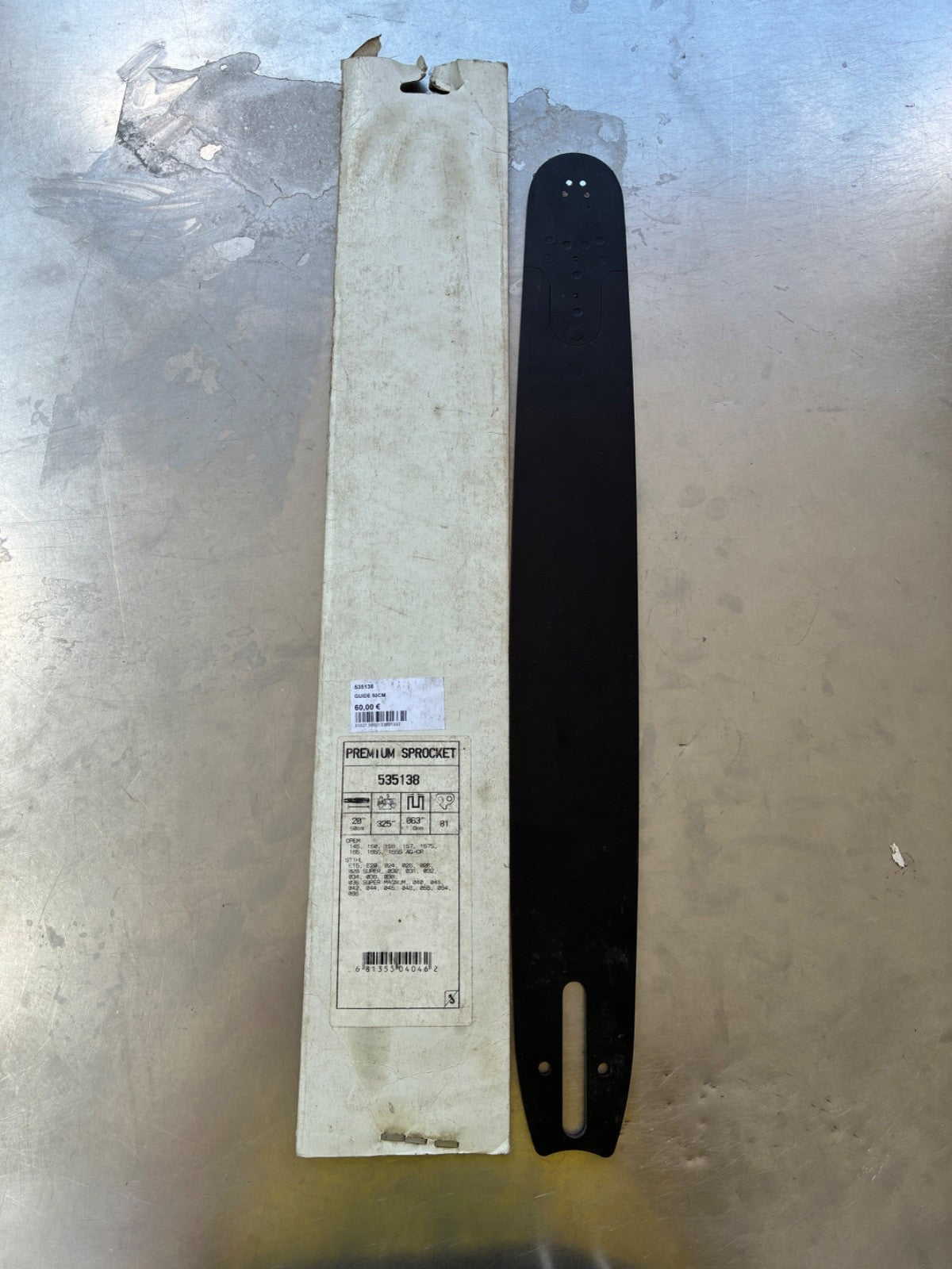 Guide chaîne Premium Sprocket 50 cm 0.325" 1.6 mm – 81 maillons – réf 535138